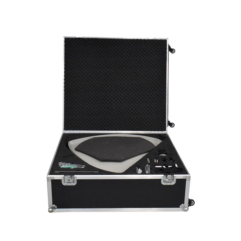 Portable satellite meteorological and hydrological data broadcast receiving equipment