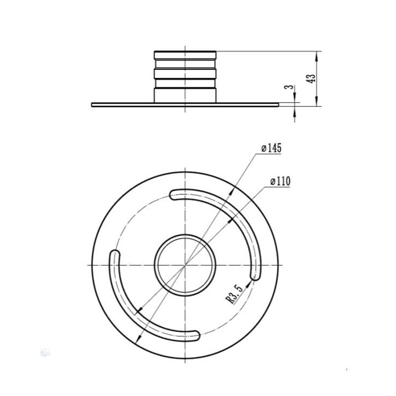 Explosion-proof meteorograph flange size